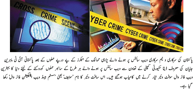 Pakistan Working To Counter Cyber Attacks - Urdu Tech Article