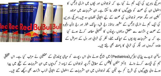 How Energy Drinks Harms Your Health - Urdu Article How Energy Drinks Harms Your Health - Urdu Article
