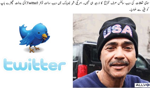 Lost Son Meets With Father due To Twitter - Urdu Tech Article