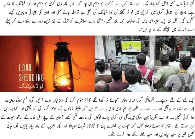 World Cup and Cricket Fever Ends - Urdu Article World Cup and Cricket Fever Ends - Urdu Article