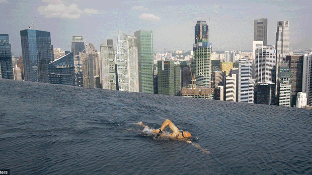 highest pool in the world