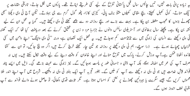 television essays
