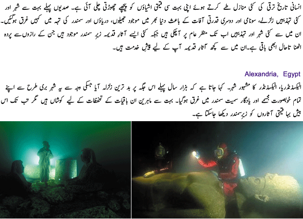 Under Water Historic Archaeology - Urdu Tech Article