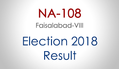 NA-108-Faisalabad-Punjab-Election-Result-2018-PMLN-PTI-PPP-MQM-Candidate-Votes-Live-Update