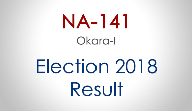NA-141-Okara-Punjab-Election-Result-2018-PMLN-PTI-PPP-MQM-Candidate-Votes-Live-Update