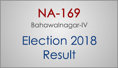 NA-169-Bahawalnagar-Punjab-Election-Result-2018-PMLN-PTI-PPP-MQM-Candidate-Votes-Live-Update