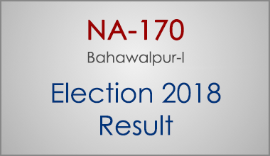 NA-170-Bahawalpur-Punjab-Election-Result-2018-PMLN-PTI-PPP-MQM-Candidate-Votes-Live-Update