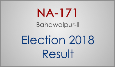 NA-171-Bahawalpur-Punjab-Election-Result-2018-PMLN-PTI-PPP-MQM-Candidate-Votes-Live-Update