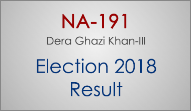 NA-191-Dera-Ghazi-Khan-Punjab-Election-Result-2018-PMLN-PTI-PPP-MQM-Candidate-Votes-Live-Update