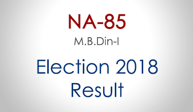 NA-85-Mandi-Bahauddin-Punjab-Election-Result-2018-PMLN-PTI-PPP-MQM-Candidate-Votes-Live-Update