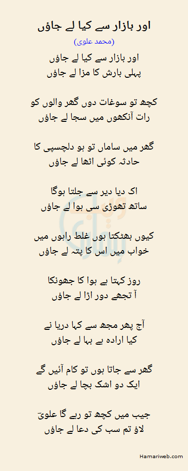 Aur Bazaar Se Kya Le Jaoon