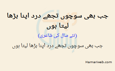 Jab Bhi Sochon Tujhe Dard Apna Barha Laita Hon