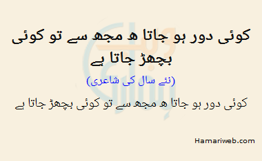 Koi Daur Ho Jata H Mujh Se To Koi Bhichar Jata Hai