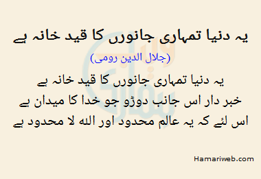Yeh Duniya Tumhari Janwaron Ka Qaid Khana Hai